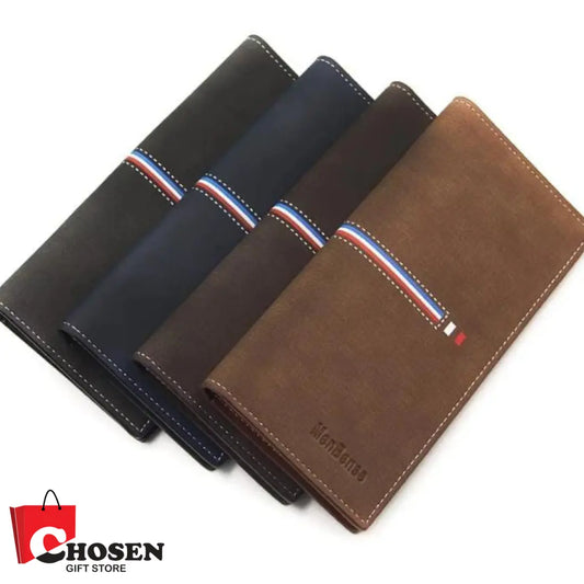 Casual Man Long Wallet Male Coin Multi Pockets Money DollarCard Holder Purses for Men Fashion Style Wallet Card Holder